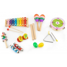 Zestaw muzyczny 14 instrumentów + torba ECOTOYS