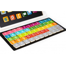 Drewniany tablet edukacyjny tablica magnetyczna kredowa ECOTOYS