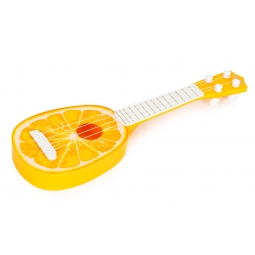 Ukulele gitara dla dzieci cztery struny pomarańcz