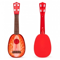 Ukulele gitara dla dzieci cztery struny truskawka