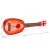Ukulele gitara dla dzieci cztery struny truskawka