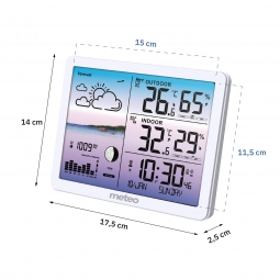 Stacja pogodowa METEO SP107 biała