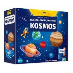 KOSMOS KSIĄŻKA I PUZZLE 205 EL. POZNAWAJ BAW SIĘ ODKRYWAJ