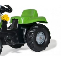 Rolly Toys 023134 Traktor Rolly Kid X z łyżka i przyczepa Zielony