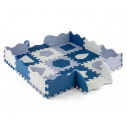 Mata piankowa puzzle Jolly 3x3 Shapes - Blue