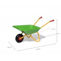 Rolly Toys 271900 Taczka Metalowa Zielona