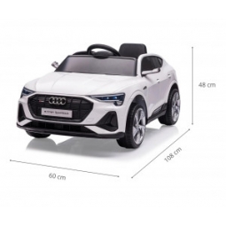 Milly Mally Pojazd na akumulator Audi E-Tron Sportback 4x4 White