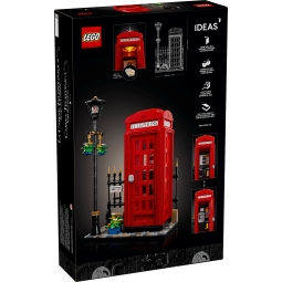 LEGO IDEAS 21347 CZERWONA LONDYŃSKA BUDKA TELEFONICZNA