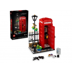 LEGO IDEAS 21347 CZERWONA LONDYŃSKA BUDKA TELEFONICZNA