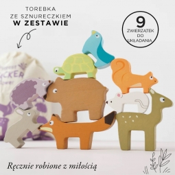 Gra zręcznościowa - Figurki zwierzątka leśne  Le Toy Van