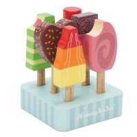 Drewniane lody zabawkowe na patyku Le Toy Van
