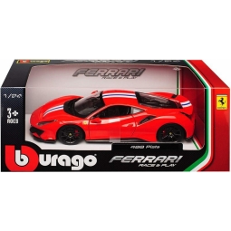 Ferrari 488 Pista 1:24 Metalowy Model Bburago 26026