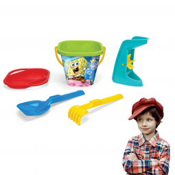 SPONGEBOB KOMPLET DO PIASKU 5el. WADER 81641