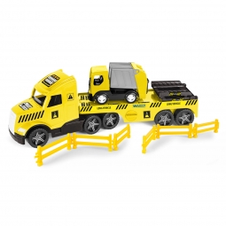 WADER 36441 MAGIC TRUCK TECHNIC LAWETA ZE ŚMIECIARKĄ