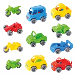 ZESTAW 11 KLASYCZNYCH AUT KID CARS WADER 52609